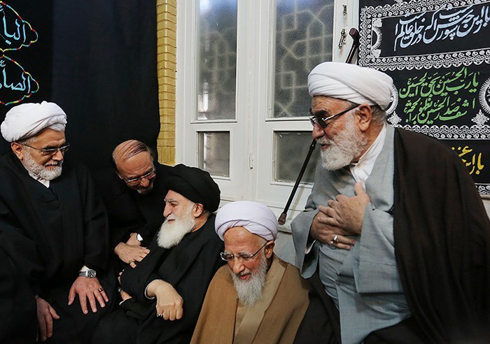 آغاز مراسم تشییع آیتالله موسوی اردبیلی آغاز مراسم تشییع آیتالله موسوی اردبیلی