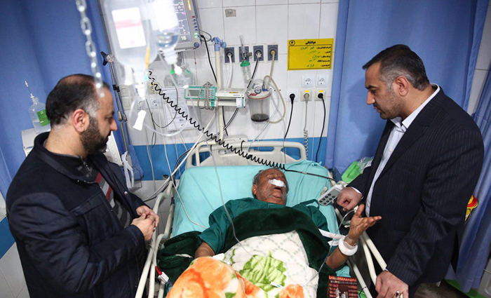 (تصاویر) مجروحان حادثه قطار سمنان (تصاویر) مجروحان حادثه قطار سمنان