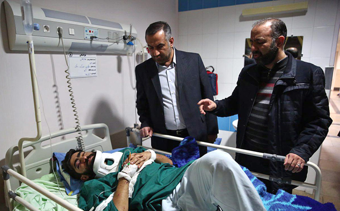 (تصاویر) مجروحان حادثه قطار سمنان (تصاویر) مجروحان حادثه قطار سمنان
