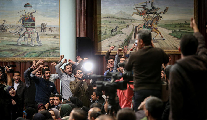 (تصاویر) روحانی در دانشگاه تهران (تصاویر) روحانی در دانشگاه تهران