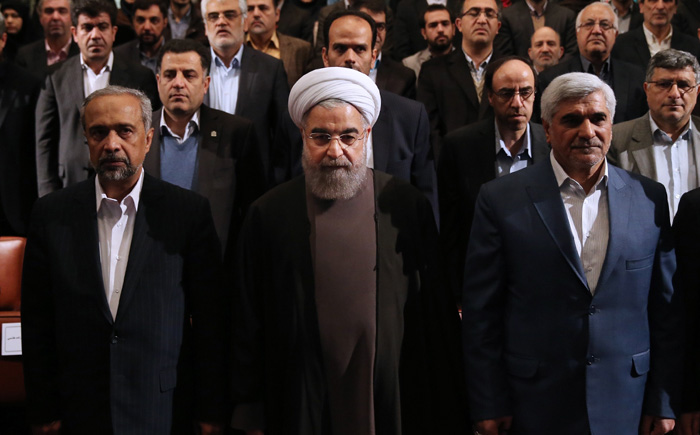 (تصاویر) روحانی در دانشگاه تهران (تصاویر) روحانی در دانشگاه تهران