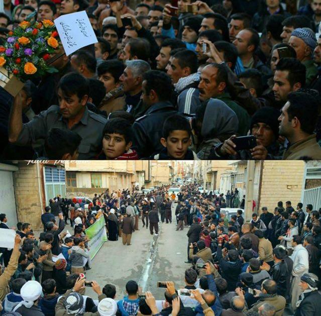 (تصاویر) استقبال باشکوه از سرباز فداکار
