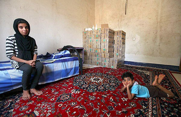 (تصاویر) رنج بی‌پایان رقیه به‌خاطر آمپول اشتباه