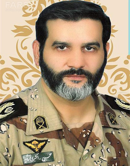 شهادت سردار حسن اکبری در سوریه شهادت سردار حسن اکبری در سوریه