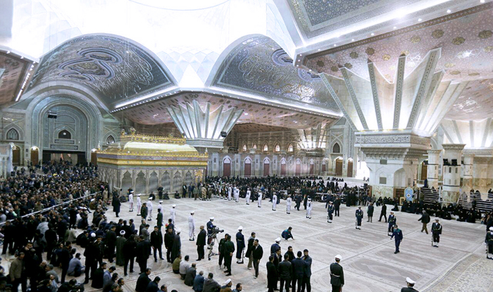 (تصاویر) حرم امام(ره) منتظر پیکر هاشمی