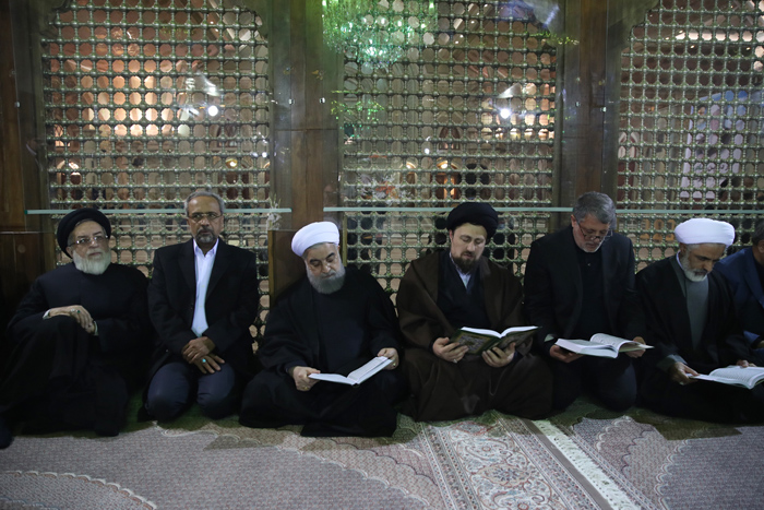 (تصاویر) روحانی در مرقد امام(ره) (تصاویر) روحانی در مرقد امام(ره)