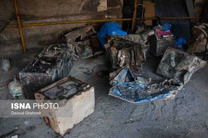 (تصاویر) صبح پنجمین روز حادثه پلاسکو
