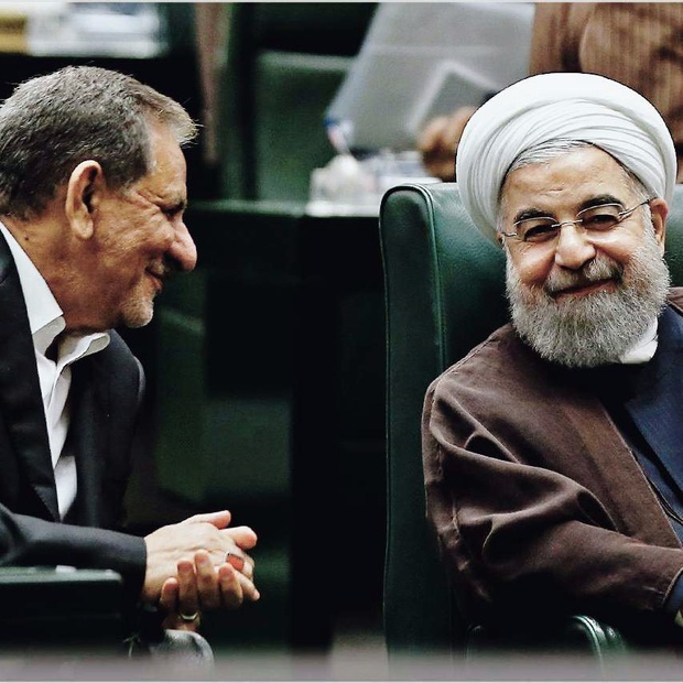 تصویری از روحانی در اینستاگرام جهانگیری تصویری از روحانی در اینستاگرام جهانگیری