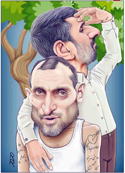 (کاریکاتور) عکس یادگاری احمدینژاد و بقایی و درخت! (کاریکاتور) عکس یادگاری احمدینژاد و بقایی و درخت!