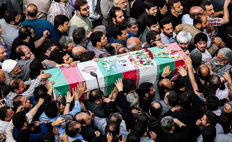 پیکر شهید حسن جنگجو در تبریز تشییع شد پیکر شهید حسن جنگجو در تبریز تشییع شد