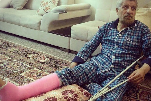 (عکس) صادق آهنگران دچار مصدومیت شد (عکس) صادق آهنگران دچار مصدومیت شد