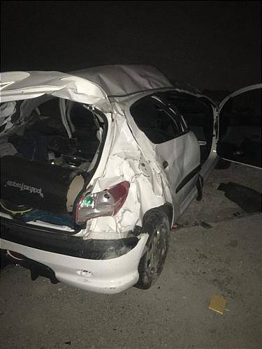 (تصاویر) سقوط آزاد پژو 206 از پل بزرگراه همت (تصاویر) سقوط آزاد پژو 206 از پل بزرگراه همت