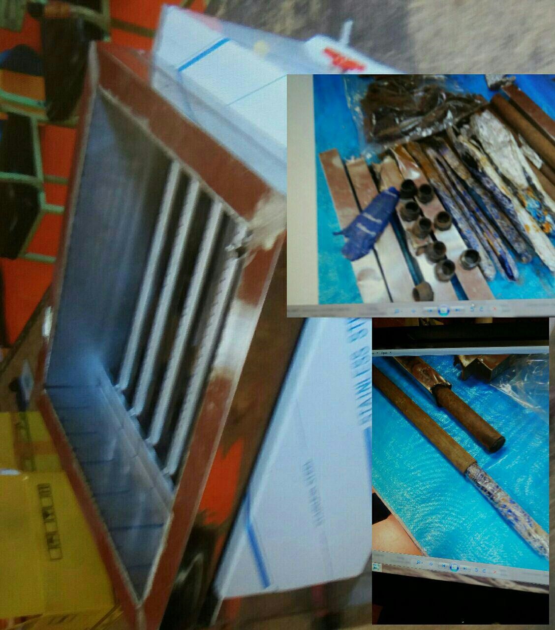 (عکس) کشف تریاک از از لولههای کبابپز (عکس) کشف تریاک از از لولههای کبابپز