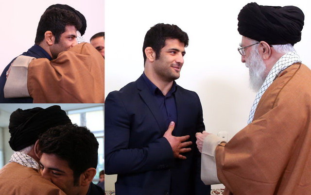 رهبر انقلاب به علیرضا کریمی: احساس عزت کردم رهبر انقلاب به علیرضا کریمی: احساس عزت کردم
