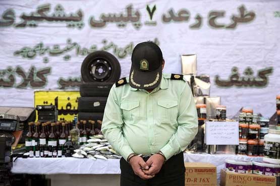 (عکس) دستگیری مامور قلابی در تهران