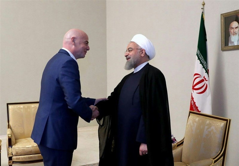 روحانی در دیدار با اینفانتینو چه گفت؟