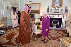 بن‌سلمان با ملکه انگلیس دیدار کرد