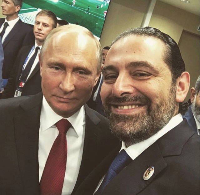 (تصاویر) سلفی حریری با پوتین و بن سلمان