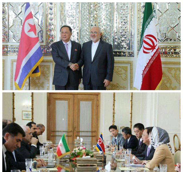دیدار وزیر خارجه کره شمالی با ظریف دیدار وزیر خارجه کره شمالی با ظریف