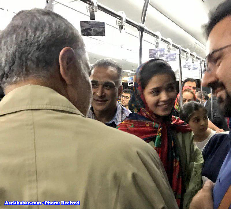 سردار سلمیانی در میان مسافران عادی هواپیما