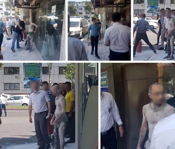 (تصاویر) خودسوزی مرد جوان در پمپ بنزین رشت