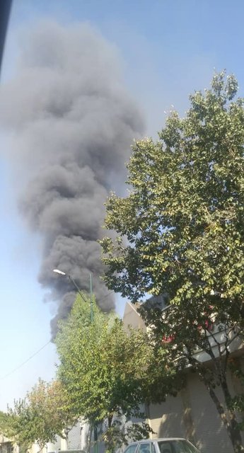 (تصاویر) آتش سوزی گسترده در دروازه غار
