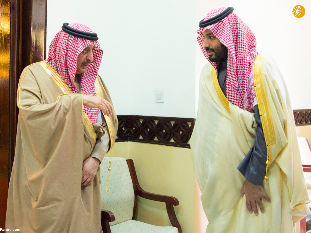 (تصاویر) اندوه ملک سلمان در تشییع جنازه برادرش