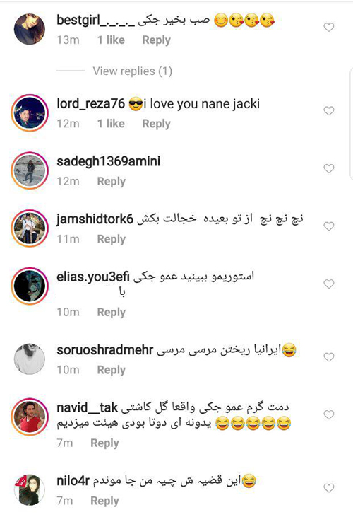 هجوم ایرانی‌ها به اینستاگرام جکی چان!