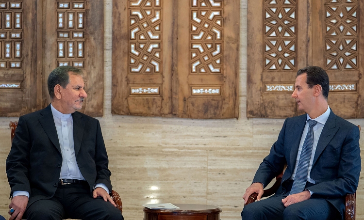 جهانگیری: پیام حضور ما پایان جنگ در سوریه است/ اسد: قدردان ایران هستیم