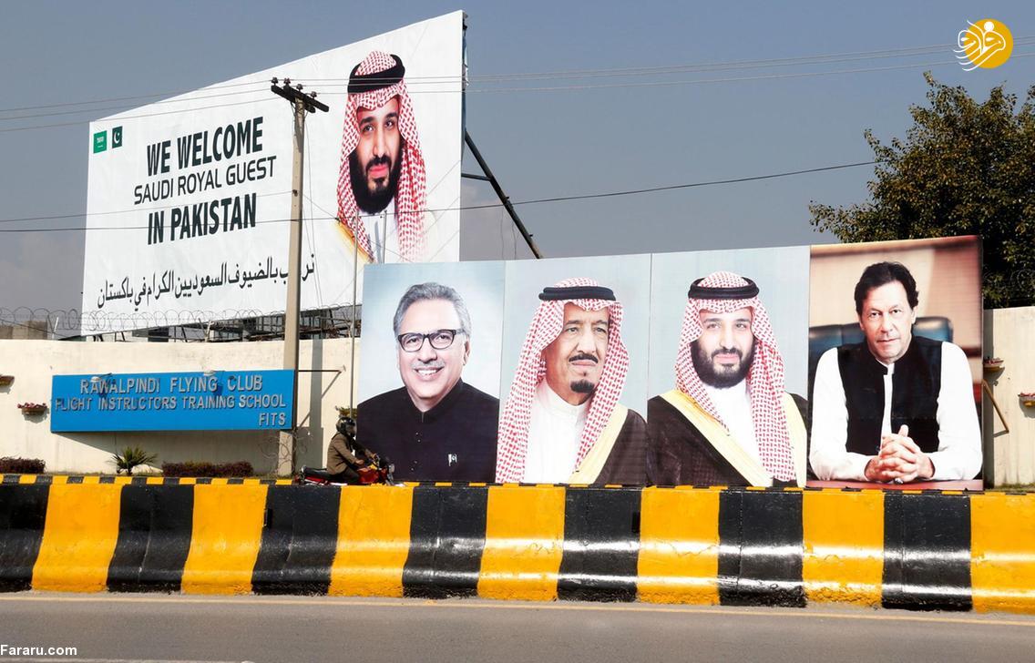 (تصاویر) محمد بنسلمان در میان تدابیر شدید امنیتی وارد اسلامآباد شد (تصاویر) محمد بنسلمان در میان تدابیر شدید امنیتی وارد اسلامآباد شد