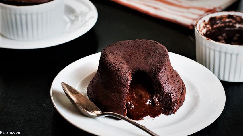 طرز تهیه سوفله شکلات طرز تهیه سوفله شکلات