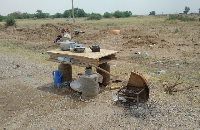 (تصاویر) سیل خوزستان؛ خانه‌هایی روی آب
