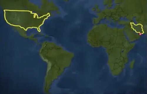 تصاویر جدید درباره ورود پهباد آمریکا به حریم هوایی ایران