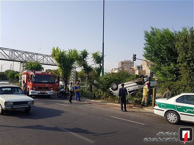 (تصاویر) ۲۰۶ متلاشی شد، زن و مرد جوان سالم ماندند!