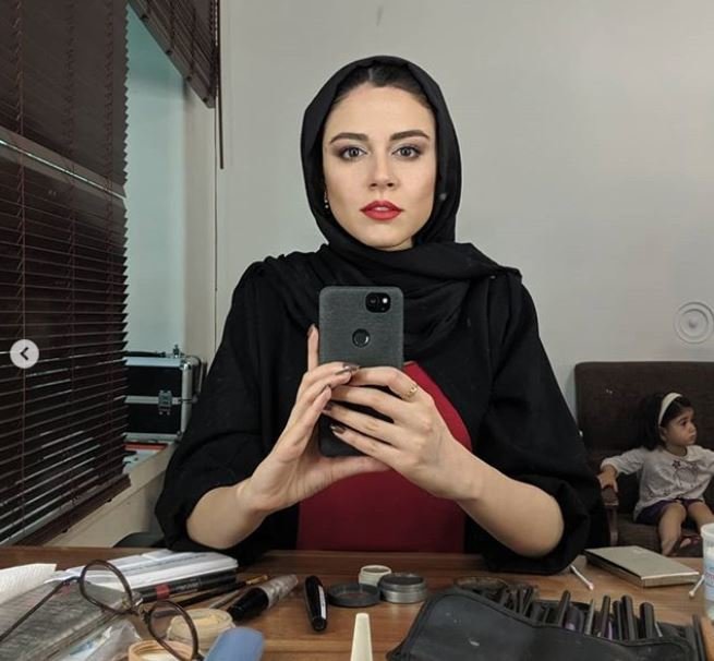 (تصاویر) تغییر چهره ماهور الوند در اولین و آخرین روز «نهنگ آبی»