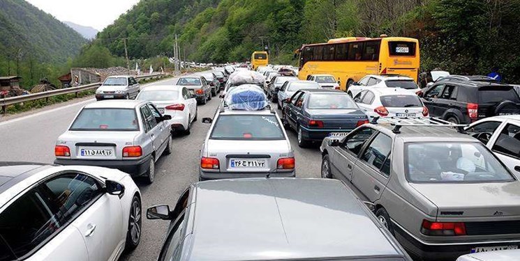 ترافیک فوق سنگین به سمت شمال کشور