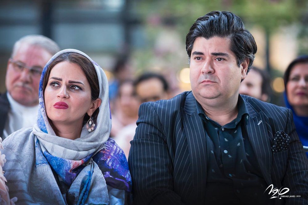 (عکس) سالار عقیلی و همسرش در مراسم رونمایی از آلبوم «نگار» (عکس) سالار عقیلی و همسرش در مراسم رونمایی از آلبوم «نگار»