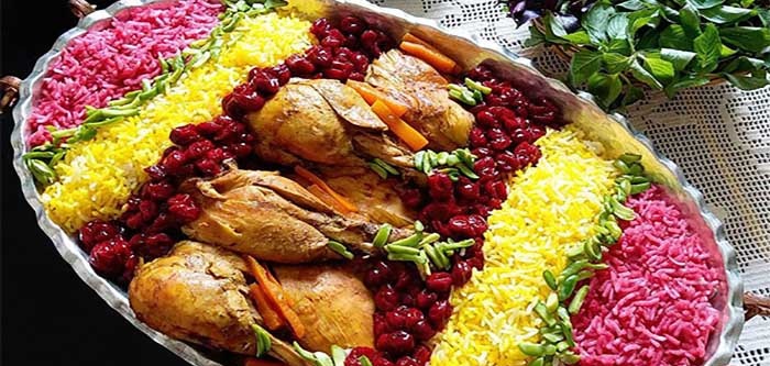 طرز تهیه آلبالو پلو