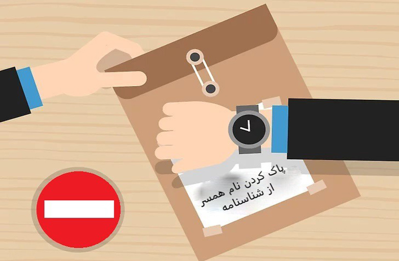 نحوه حذف نام همسر از شناسنامه بعد از طلاق نحوه حذف نام همسر از شناسنامه بعد از طلاق