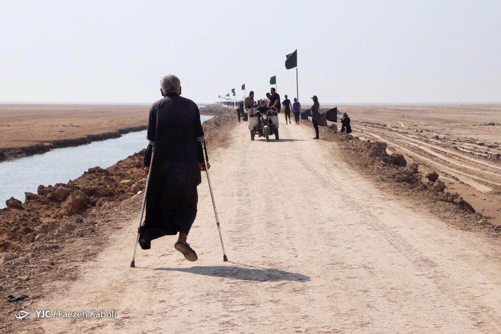 (تصاویر) پیاده‌روی اربعین آغاز شد