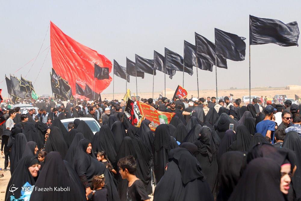(تصاویر) پیاده‌روی اربعین آغاز شد