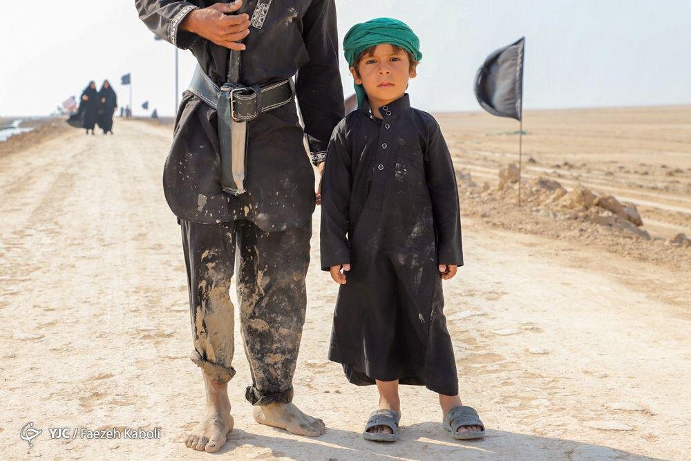 (تصاویر) پیاده‌روی اربعین آغاز شد