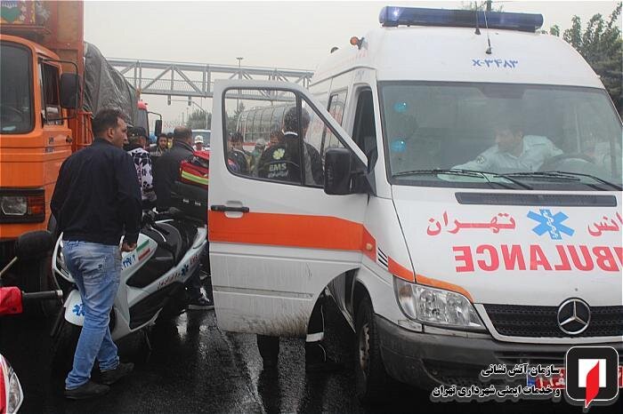 (تصاویر) باران پاییزی تهران حادثه آفرید