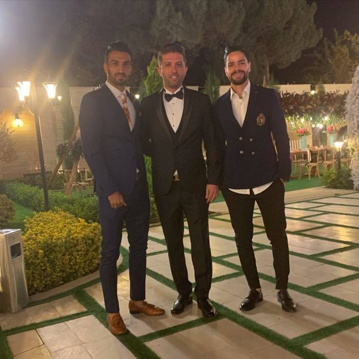 پرسپولیسی‌ها در مراسم عروسی سیامک نعمتی