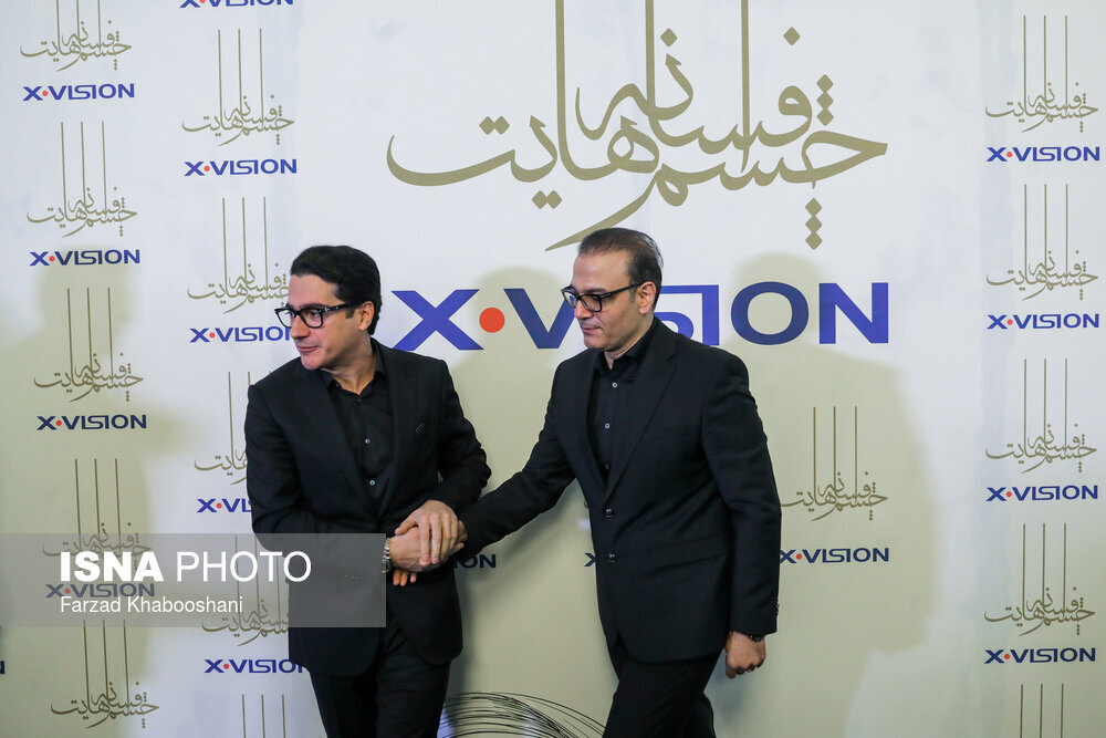 (تصاویر) نوید محمدزاده، بهنوش طباطبایی در رونمایی از آلبوم همایون شجریان و علیرضا قربانی