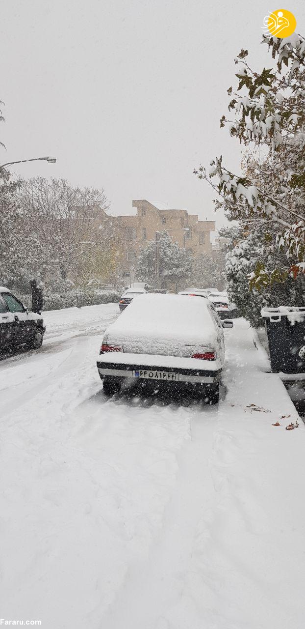 آخرین اخبار از بارش سنگین برف در تهران