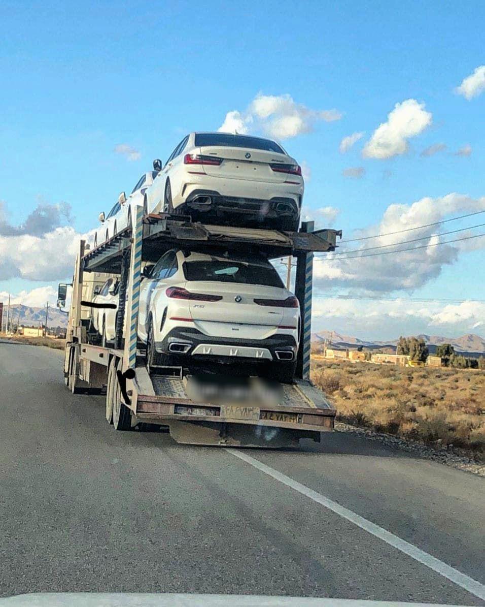 (عکس) محموله BMW مدل ۲۰۲۰ در جاده‌های ایران