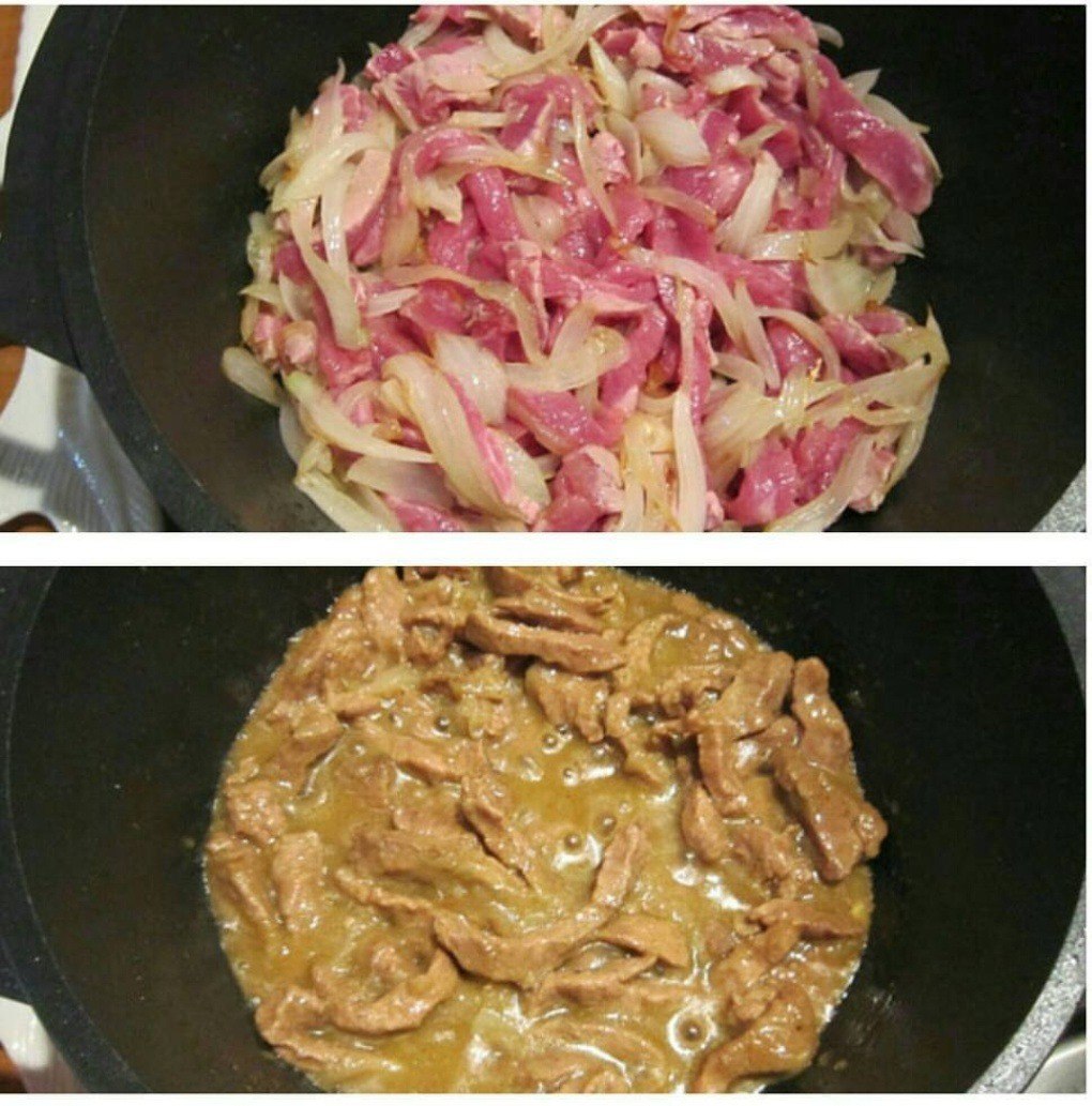 طرز تهیه بیف استروگانف روسی طرز تهیه بیف استروگانف روسی