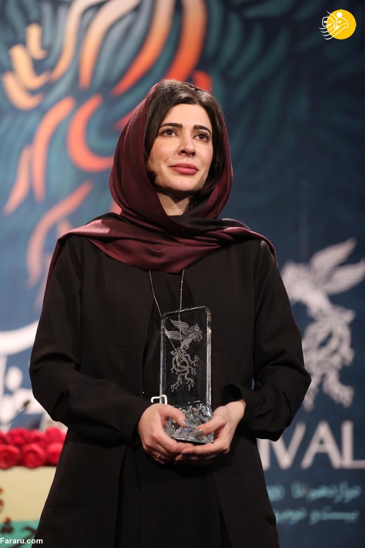 (تصاویر) نازنین احمدی بهترین بازیگر جشنواره فجر شد