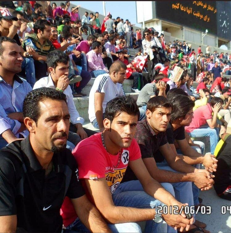 (عکس) آل کثیر وقتی تماشاگر پرسپولیس بود